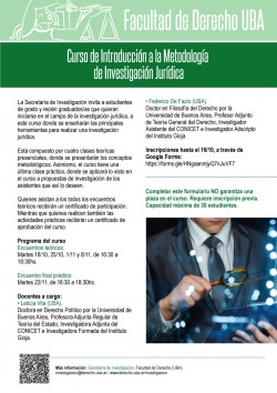 Cursos de Metodología de la Investigación Aplicada