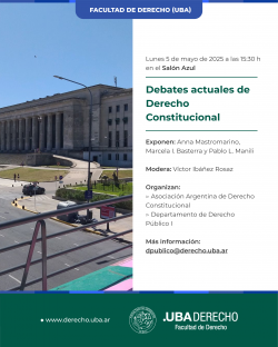 Debates actuales de Derecho Constitucional