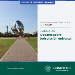 Debates sobre jurisdicción universal