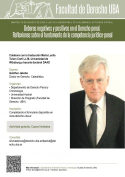 Deberes negativos y positivos en el Derecho penal. Reflexiones sobre el fundamento de la competencia jurídico-penal