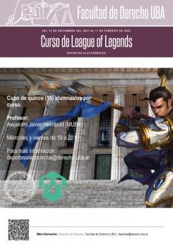 Deportes Electrónicos. Curso de League of Legends 