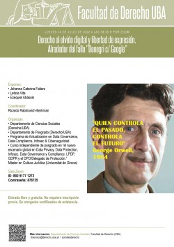 Derecho al olvido digital y libertad de expresión. Alrededor del fallo "Denegri c/ Google"