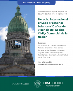 Derecho internacional privado argentino: balance a 10 años de vigencia del Código Civil y Comercial de la Nación