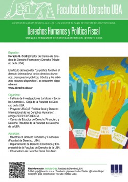 Derechos humanos y política fiscal