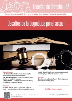 Desafíos de la dogmática penal actual