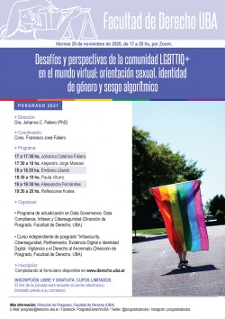 Desafíos y perspectivas de la comunidad LGTTBIQ+ en el mundo virtual: orientación sexual, identidad de género y sesgo algorítmico