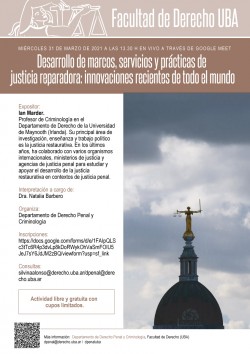 Desarrollo de marcos, servicios y prácticas de justicia reparadora: innovaciones recientes de todo el mundo