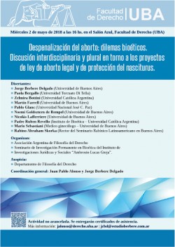 Despenalización del aborto: dilemas bioéticos