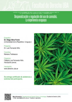 Despenalización y regulación del uso de cannabis. La experiencia uruguaya