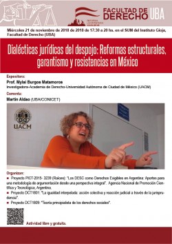 Dialécticas jurídicas del despojo: Reformas estructurales, garantismo y resistencias en México