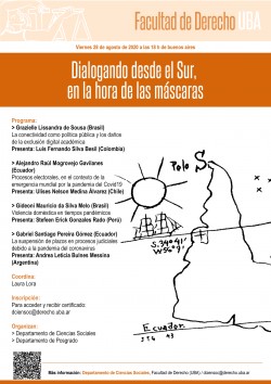 Dialogando desde el Sur, en la hora de las máscaras