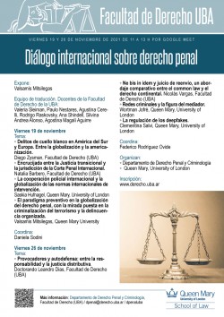 Diálogo internacional sobre derecho penal