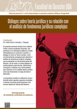 Diálogos sobre teoría jurídica y su relación con el análisis de fenómenos jurídicos complejos
