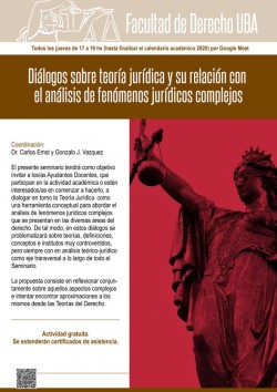 Diálogos sobre teoría jurídica y su relación con el análisis de fenómenos jurídicos complejos