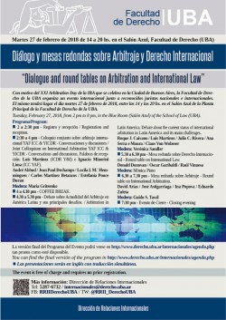 Diálogos y mesas redondas sobre Arbitraje y Derecho Internacional