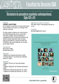 Diccionario de pensadoras españolas contemporáneas. Siglo XIX y XX