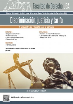 Discriminación, justicia y tarifa