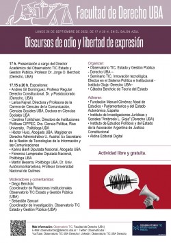 Discursos de odio y libertad de expresión
