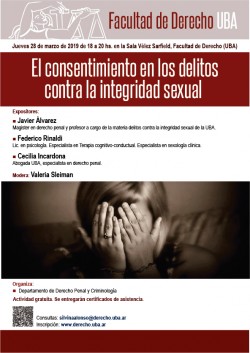 El consentimiento en los delitos contra la integridad sexual