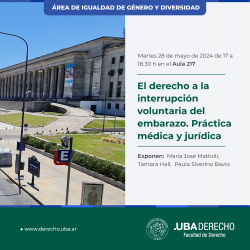 El derecho a la interrupción voluntaria del embarazo. Práctica médica y jurídica