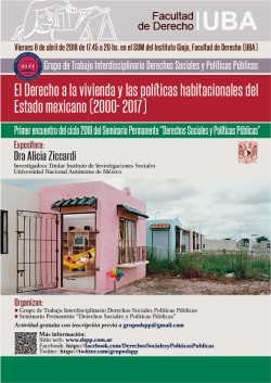 El Derecho a la vivienda y las políticas habitacionales del Estado mexicano (2000- 2017)