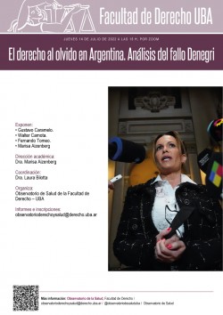 El derecho al olvido en Argentina. Análisis del fallo Denegri