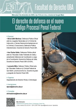 El derecho de defensa en el nuevo Código Procesal Penal Federal