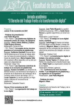 El Derecho del Trabajo frente a la transformación digital