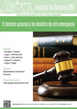 El derecho procesal y los desafíos de esta emergencia