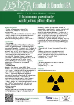 El desarme nuclear y su verificación: aspectos jurídicos, políticos y técnicos
