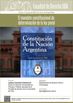 El mandato constitucional de determinación de la ley penal