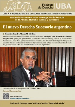 El nuevo Derecho Sucesorio argentino