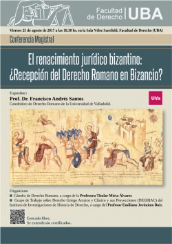 El renacimiento juridico bizantino: ¿Recepción del Derecho Romano en Bizancio?