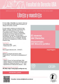 El reverso del derecho: desmontajes del discurso jurídico