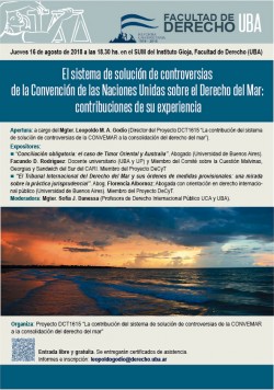 El sistema de solución de controversias de la Convención de las Naciones Unidas sobre el Derecho del Mar: contribuciones de su experiencia