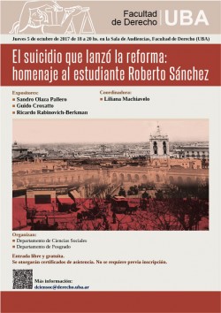 El suicidio que lanzó la reforma: homenaje al estudiante Roberto Sánchez