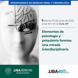 Elementos de psicología y psiquiatría forense. Una mirada interdisciplinaria