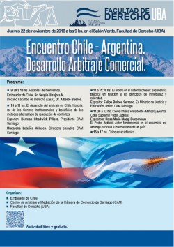 Encuentro Chile - Argentina. Desarrollo Arbitraje Comercial