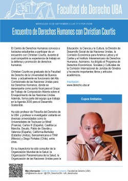 Encuentro de Derechos Humanos con Christian Courtis