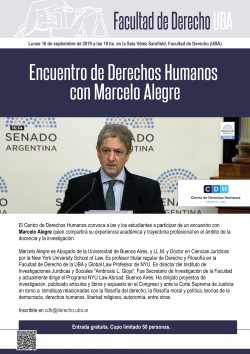 Encuentro de Derechos Humanos con Marcelo Alegre