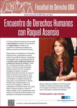 Encuentro de Derechos Humanos con Raquel Asensio