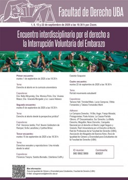 Encuentro Interdisciplinario por el derecho a la Interrupción Voluntaria del Embarazo