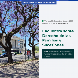 Encuentro sobre Derecho de las Familias y Sucesiones