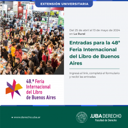 Entradas para la 48ª Feria Internacional del Libro de Buenos Aires