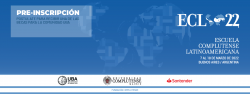 Escuela Complutense Latinoamericana 2022: preinscripción abierta.
