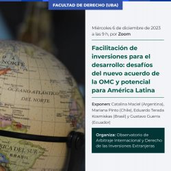 FacilitaciÃ³n de inversiones para el desarrollo: desafÃ­os del nuevo acuerdo de la OMC y potencial para AmÃ©rica Latina