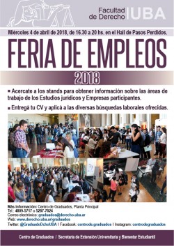 Feria de empleos 2018