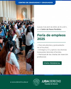 Feria de empleos 2025 - Etapa presencial