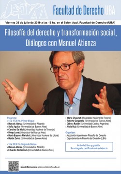 Filosofía del derecho y transformación social. Diálogos con Manuel Atienza