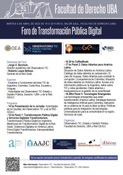 Foro de Transformación Pública Digital 